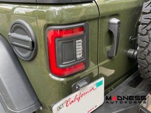 Jeep Wrangler JL Tail Lights - Flush Mount -LED - Red Lens Jeep Wrangler JL Tail Lights - Flush Mount -LED - Red Lens